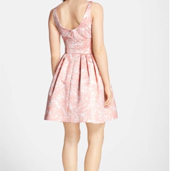 CeCe ‘Kinley’ Floral Print Satin Fit & Flare Dress - Picture 2 of 7